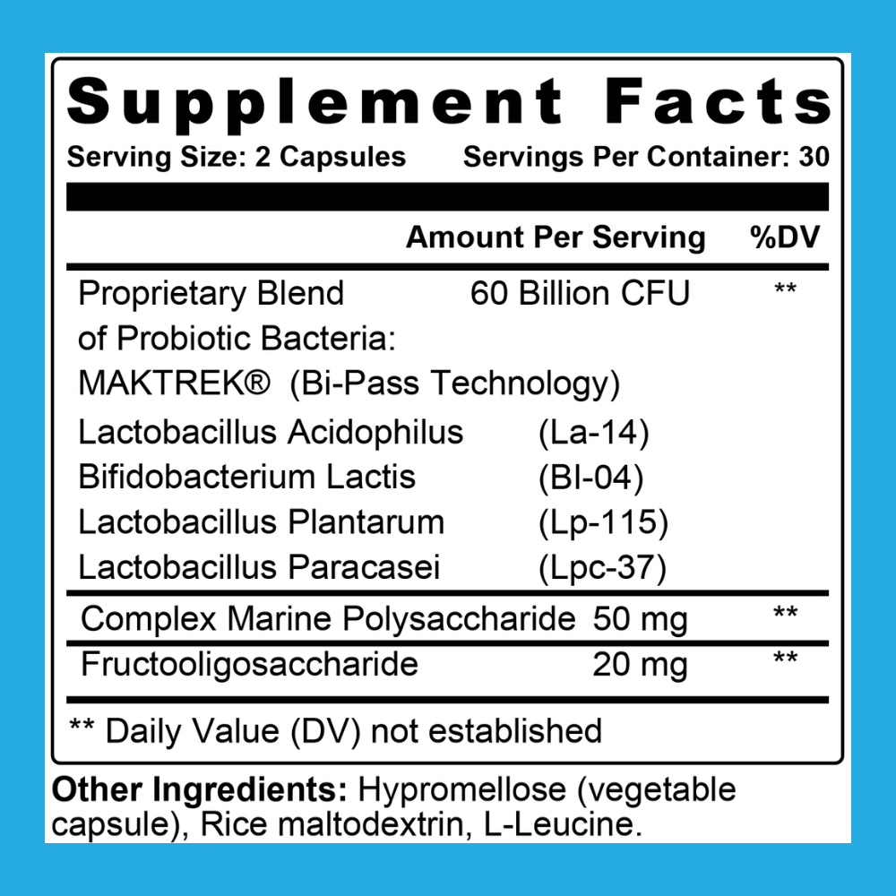 Probiotic 60 Billion CFU