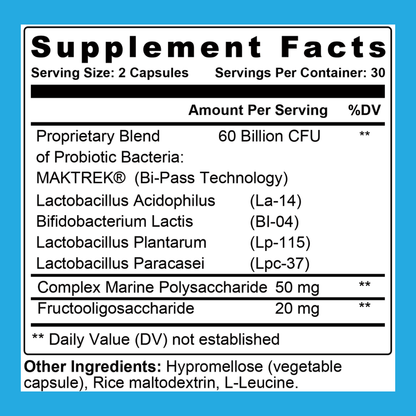 Probiotic 60 Billion CFU