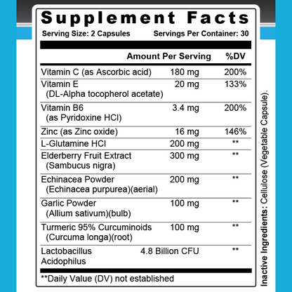 Max Immune Support - W/ Vitamin C & Zinc