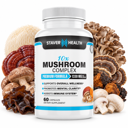 Staver Health 10X Mushroom Complex — mushroom hero